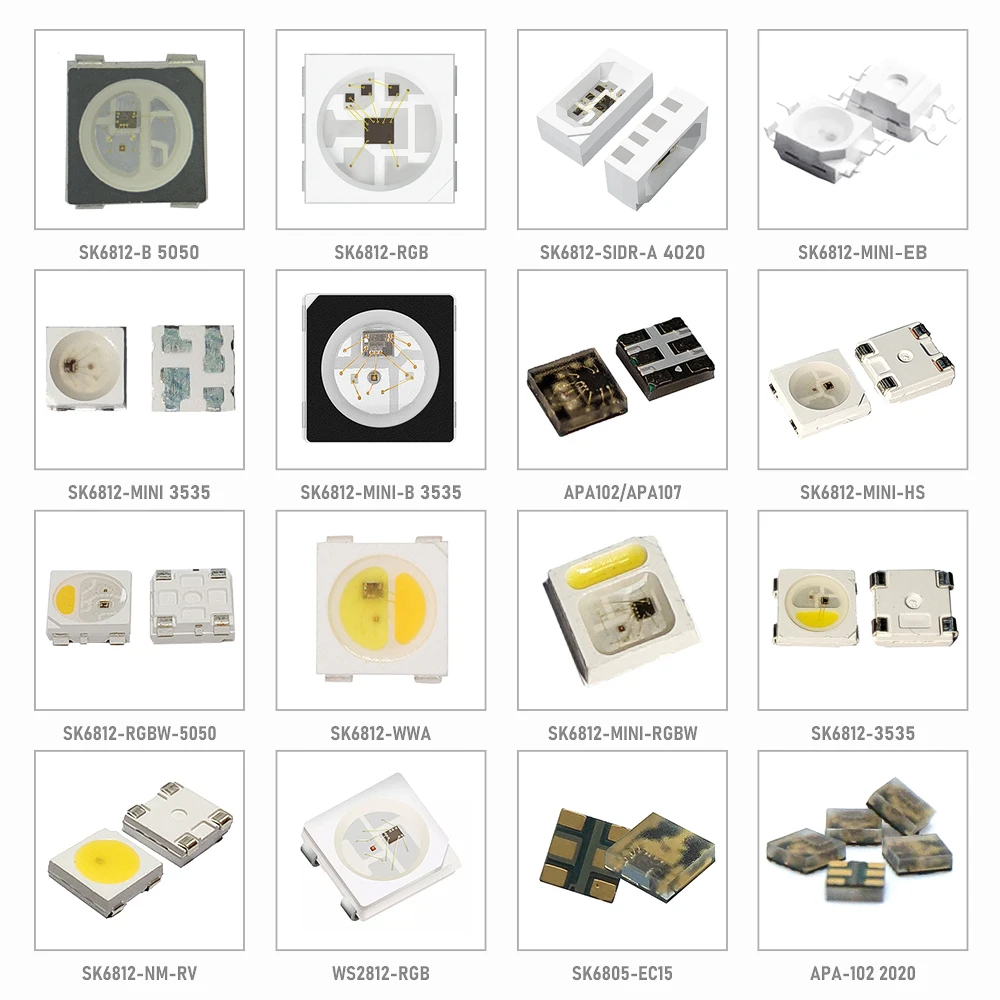 SK6812MINIRGBW LED Lamp Beads 3535 SK6812 RGBW/RGBWW WS2812B SK6812 RGBW LED Chip Individually Addressable 3535 SK6812MINIRGBWI