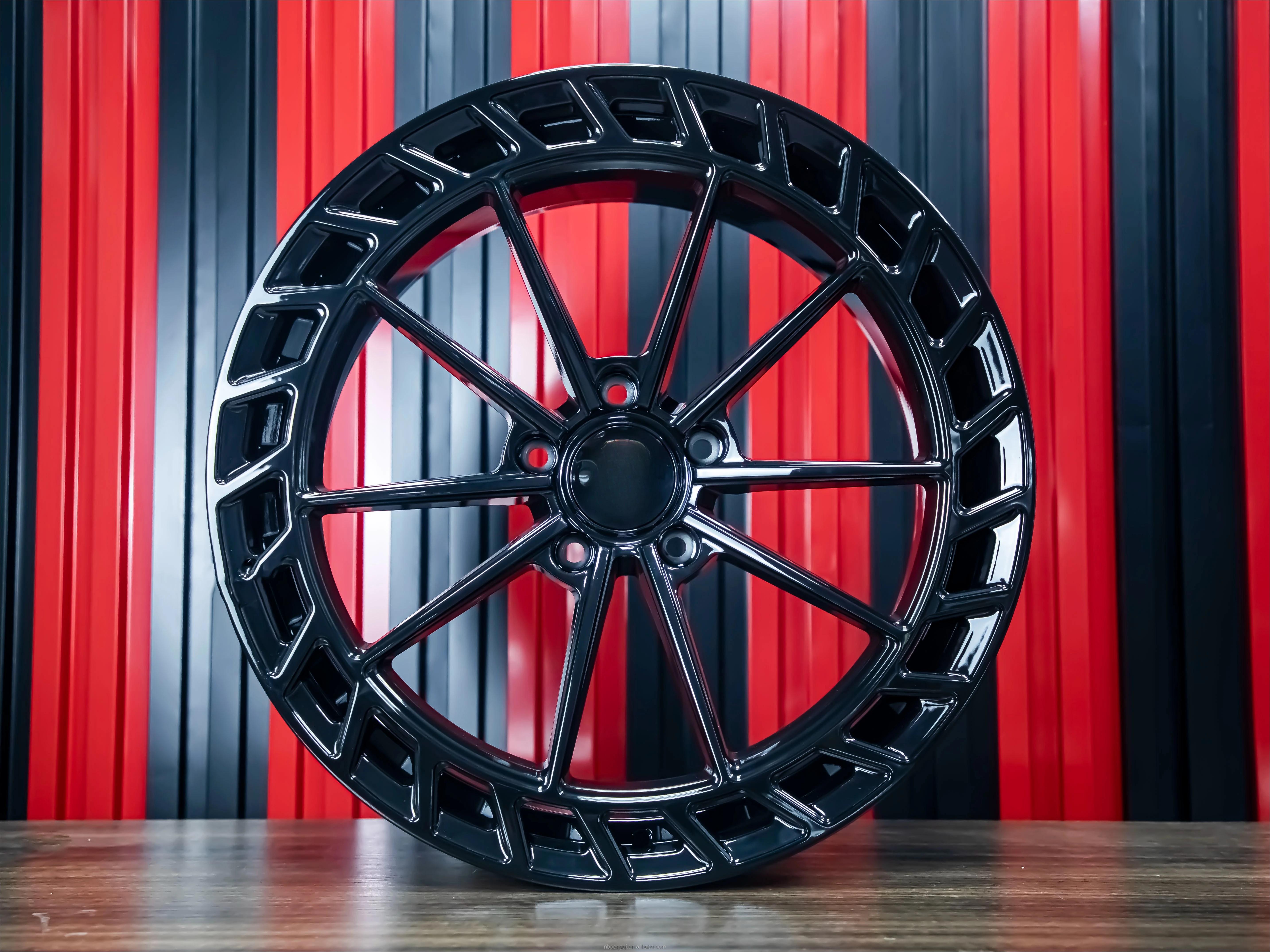 

2025 Hot Sale Gloss Black Aluminum Alloy Multi Spoke with Aerodynamic Cover Rim Style Forged Wheel for for 911 Carrera 922.1