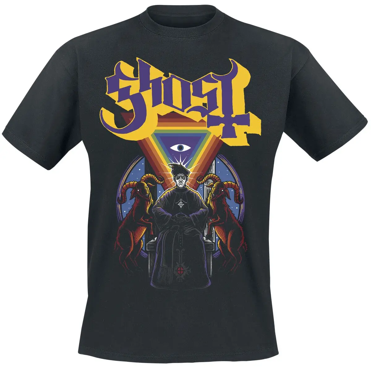 Thee Alchemist Ghost  T-Shirt Men Women Vintage Metal Rock Band Graphic Tee Cotton  Summer Streetwear Top