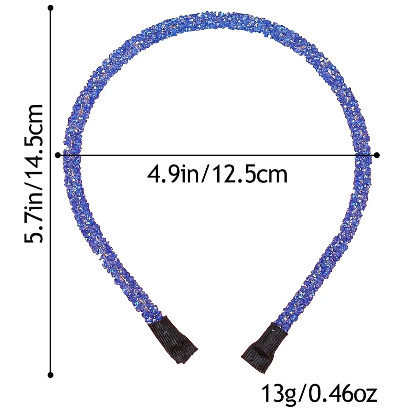 7/14pcs Broken Diamond Rhinestone Headband For Girls Fashion Sweety Causal Headwear For Children Women Hair Accessories