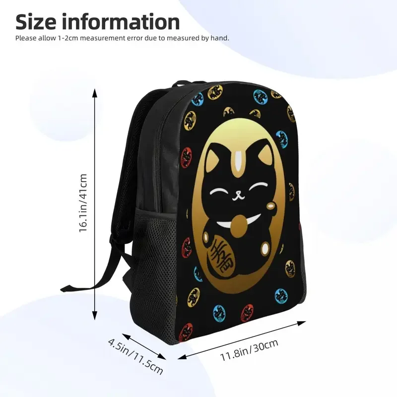 Mochila De Viaje de Año Nuevo Chino Cats On Ox para hombres y mujeres, bolsa de libros para computadora portátil, bolsas de día para estudiantes universitarios