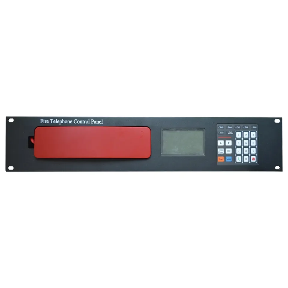 Emergency Fire Alarm System Fireman Intercom With Telephone Handset Fire Telephone Control Panel