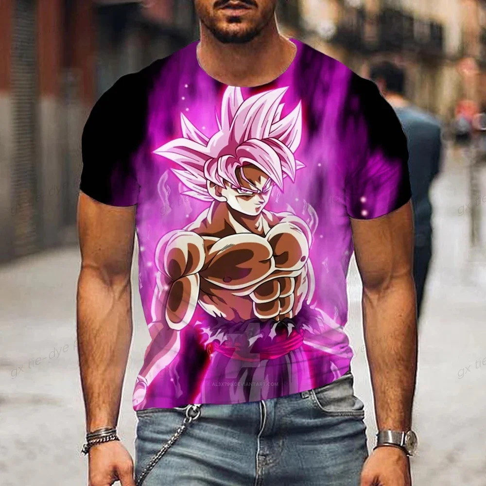 

Summer Dragon Ball Cartoon Cartoon 3d Printed T-Shirt Top Broli Begita Wu Empty Short Sleeves For Men And Children Short Sleeves