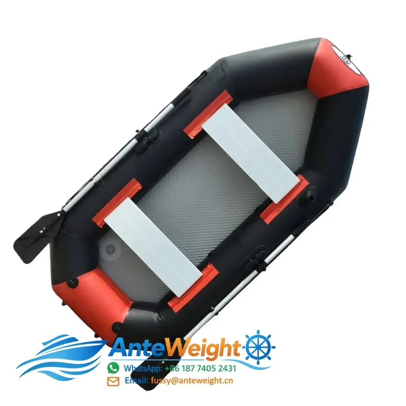 12ft Pvc Aluminum Floor Fishing Inflatable Pontoon Boat for Sale