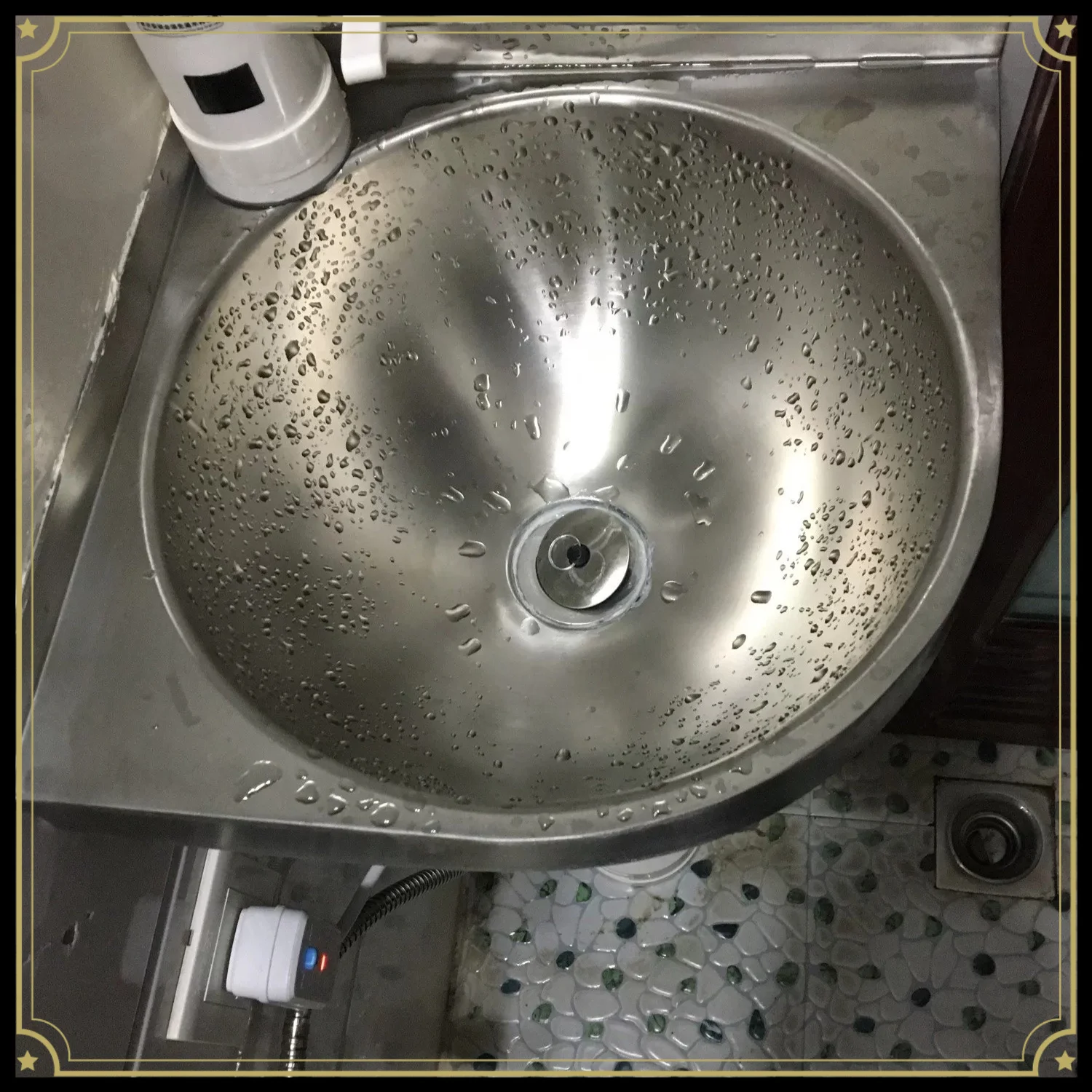 Wall Mounted 304 Stainless Steel Sink, Small Wash Basin for Bathroom and Balcony, Compact Hand Basin