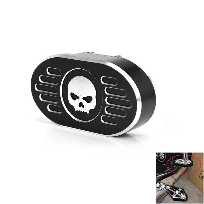 Podkładka pod pedał hamulca motocyklowego MX Offroad Style podnóżki podnóżek pokrywa aluminium dla Harley Sportster XL883 Iron XL1200 uniwersalny