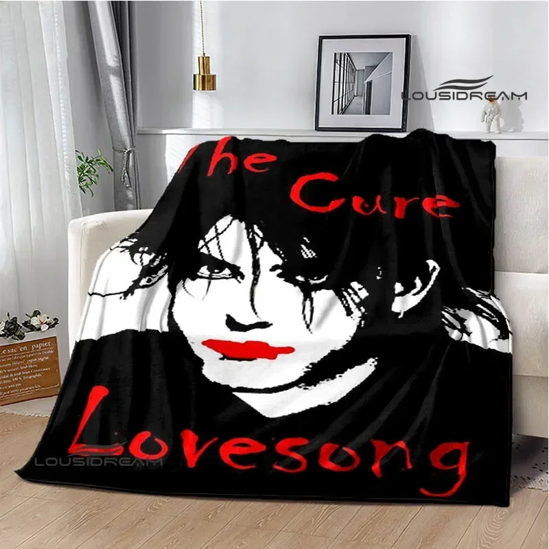 

Rock band The cure Printed blankets picnic blanket Warm Flannel blankets Soft and comfortable blanket bed linings Birthday Gift