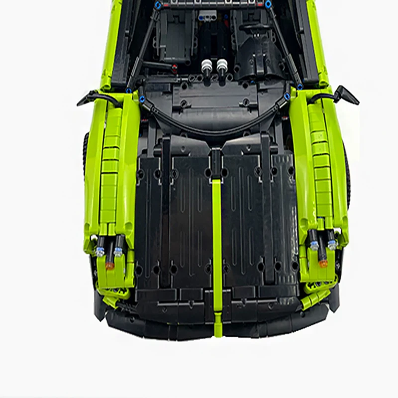 

MOC 168727 Detailed Technical Green Super Sports Car Scale 1:8 Model Building Blocks Bricks Diy Puzzle Toys Christmas Gifts Kids