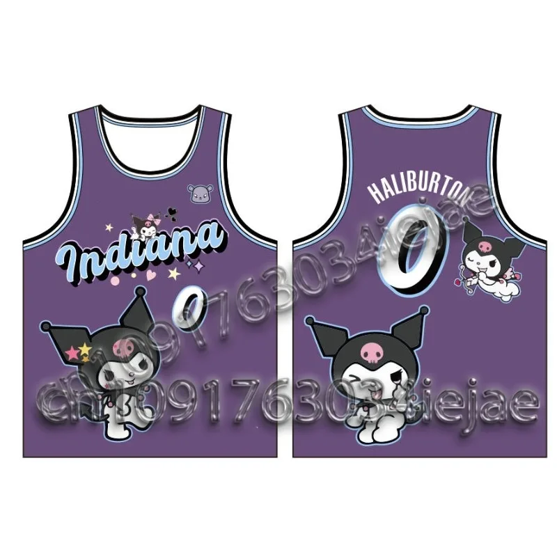 

2025-скоростной сухой номер. 77, баскетбольная рубашка Crayon Shin chan, мужская и женская майка, повседневный топ для спортивных тренировок, популярная