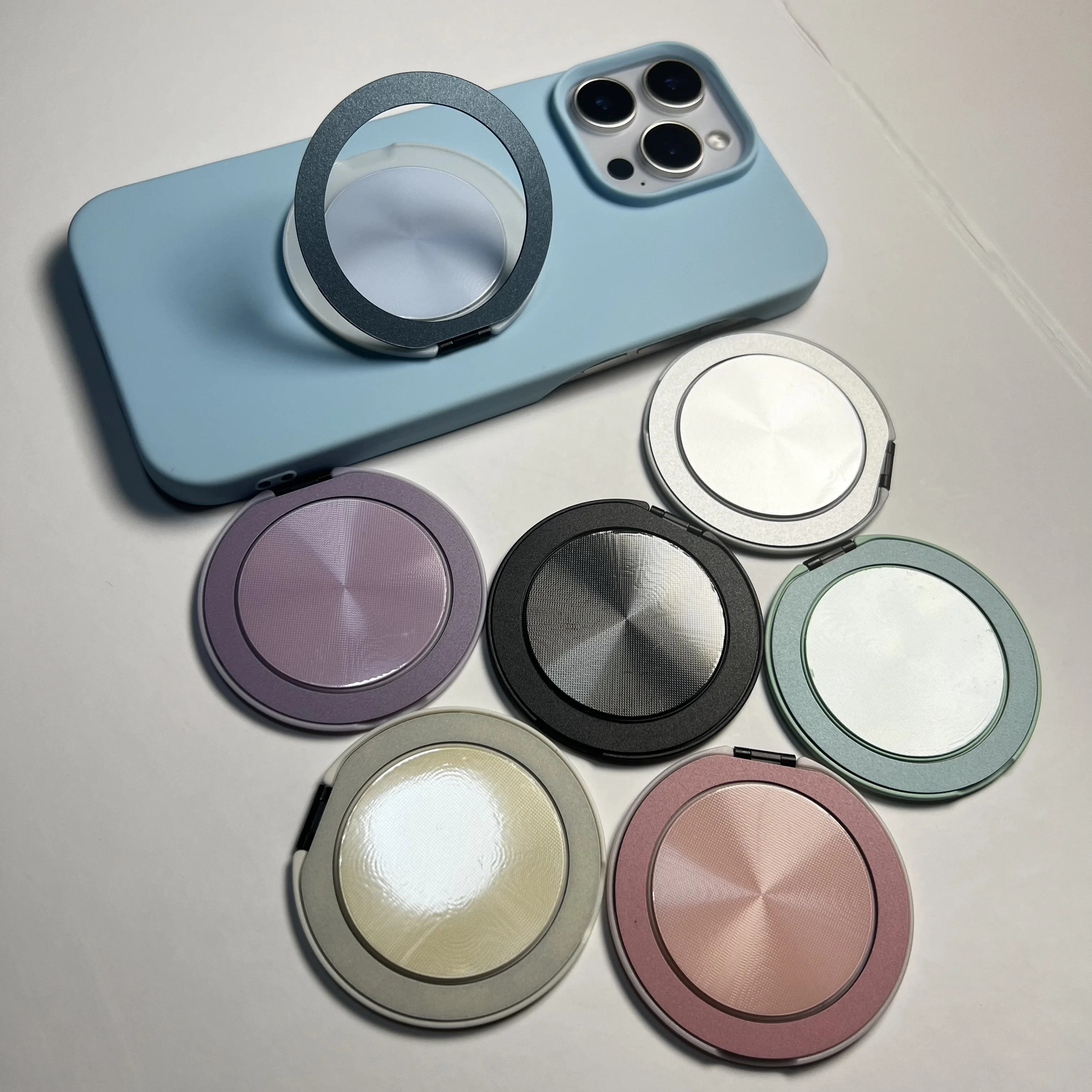 

Универсальный стикер с вращением на 360 градусов, красочный держатель для телефона, простой и тонкий складной чехол для телефона Iphone Samsung, подарок для девочки