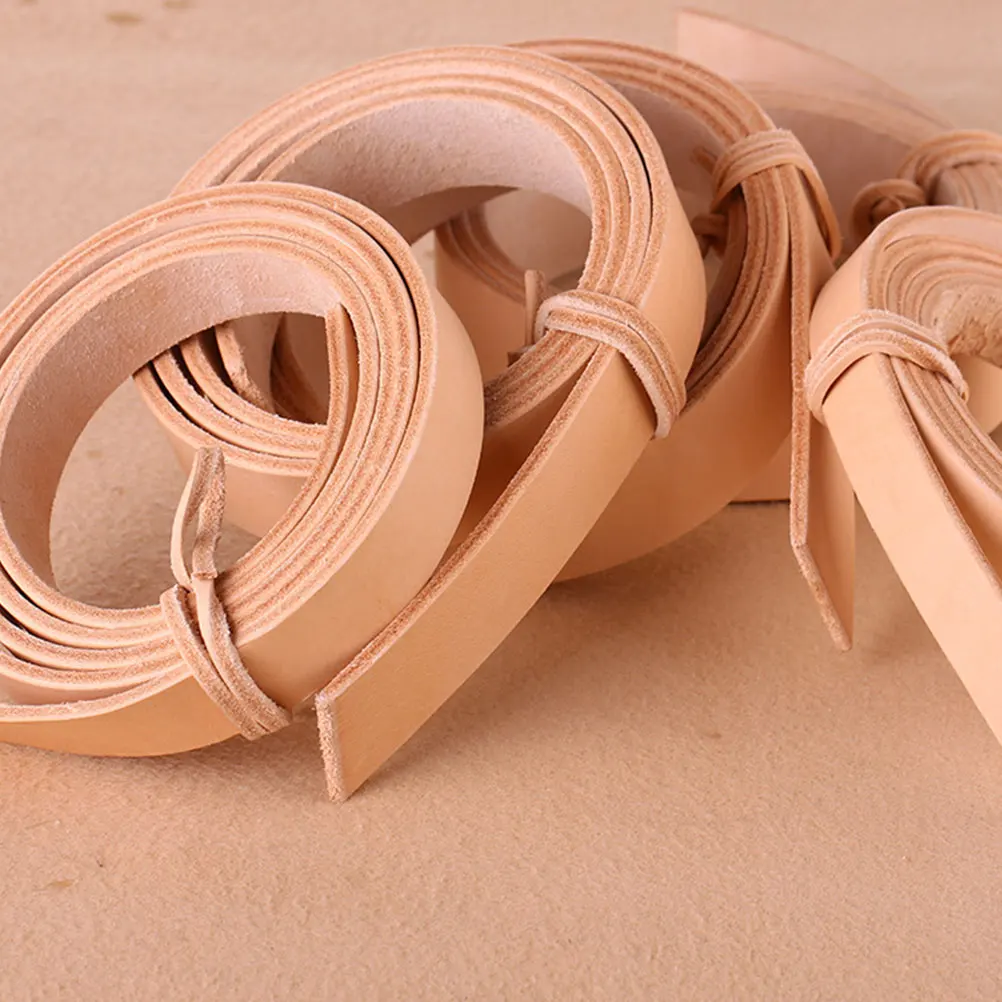 

100 120CM Cowhide Belt Women DIY Waistband Female Leisure Unfinished Vintage Long Durable Practical PartyDecoration