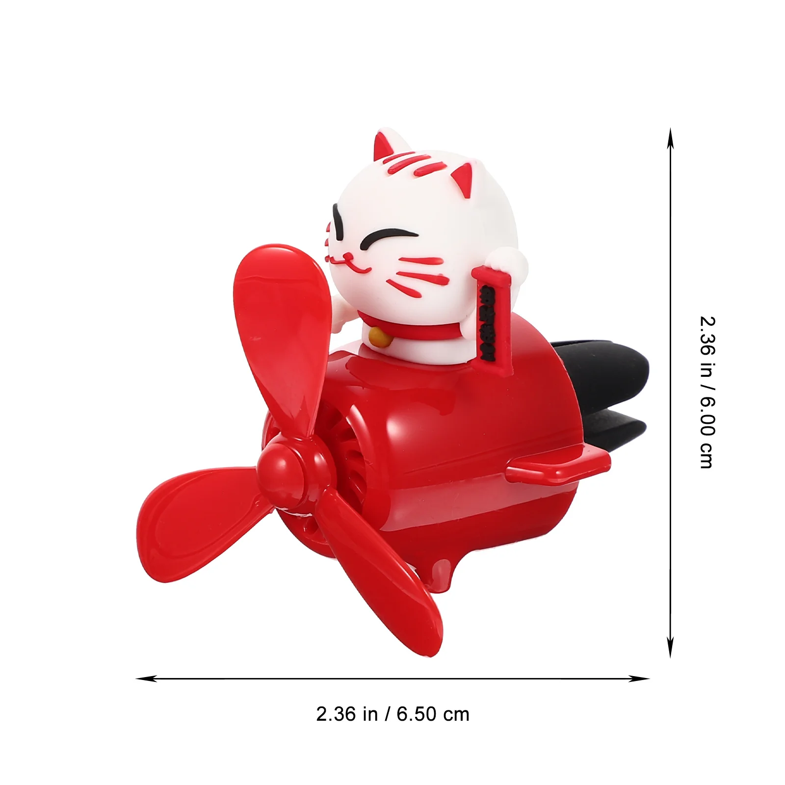 

Cartoon Car Vent Aroma Clip Cat Shape Rotating Fan Auto Vent Decor Aromatherapy Clip Air Freshener for Car Home Office