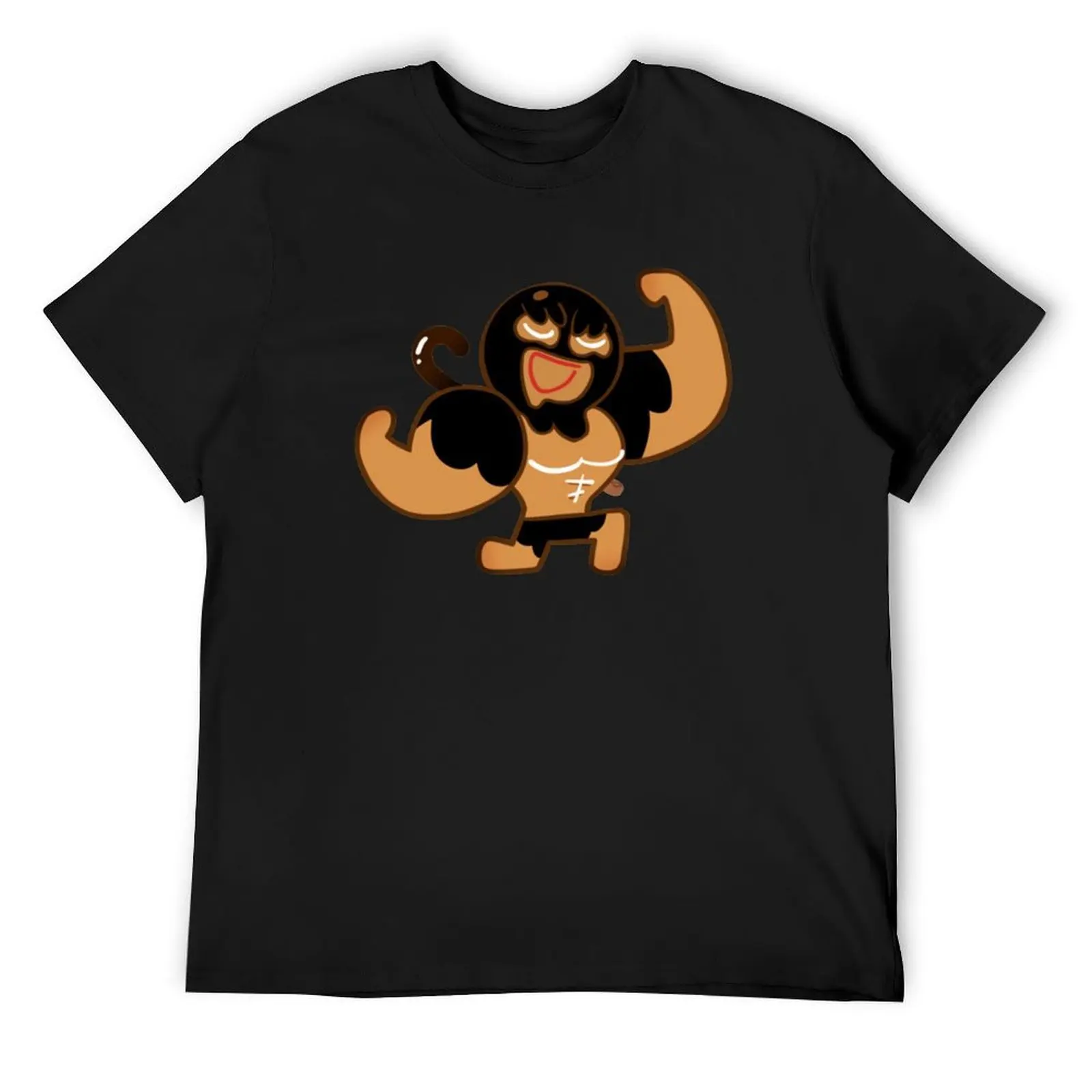 

Muscle Cookie! Cookie Run Kingdom- T-Shirt blue archive vintage clothes blue lock Louboutins Men's clothing