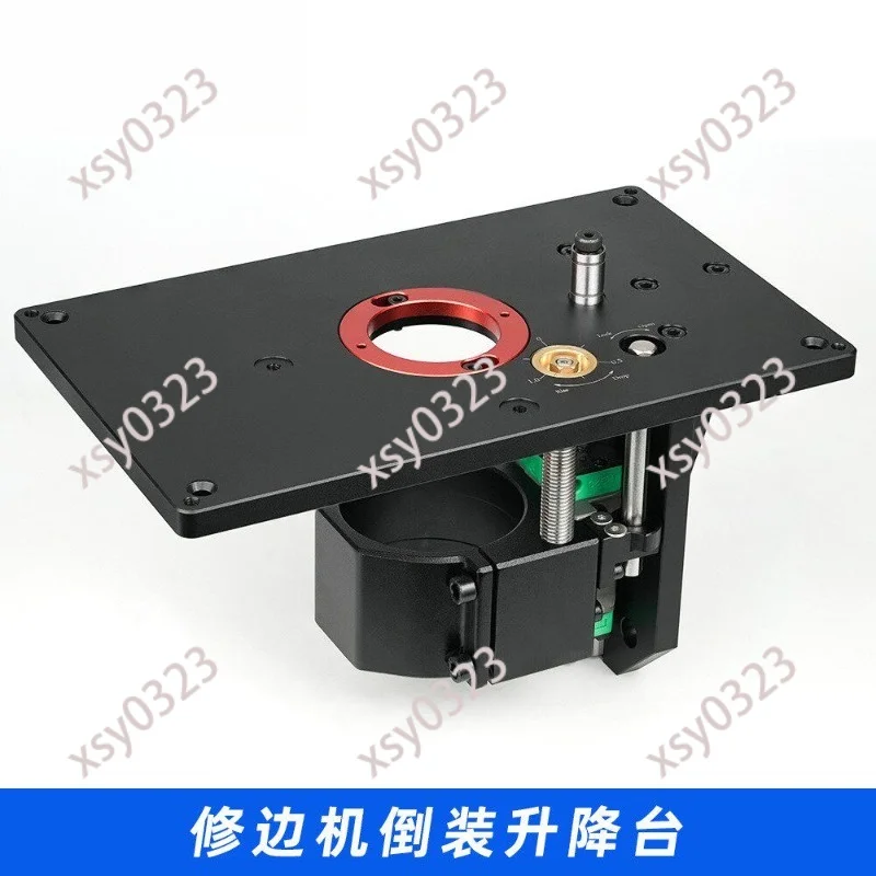 Adjustable Inverted Lift Table Woodworking Trimming Groove Chamfer Workbench