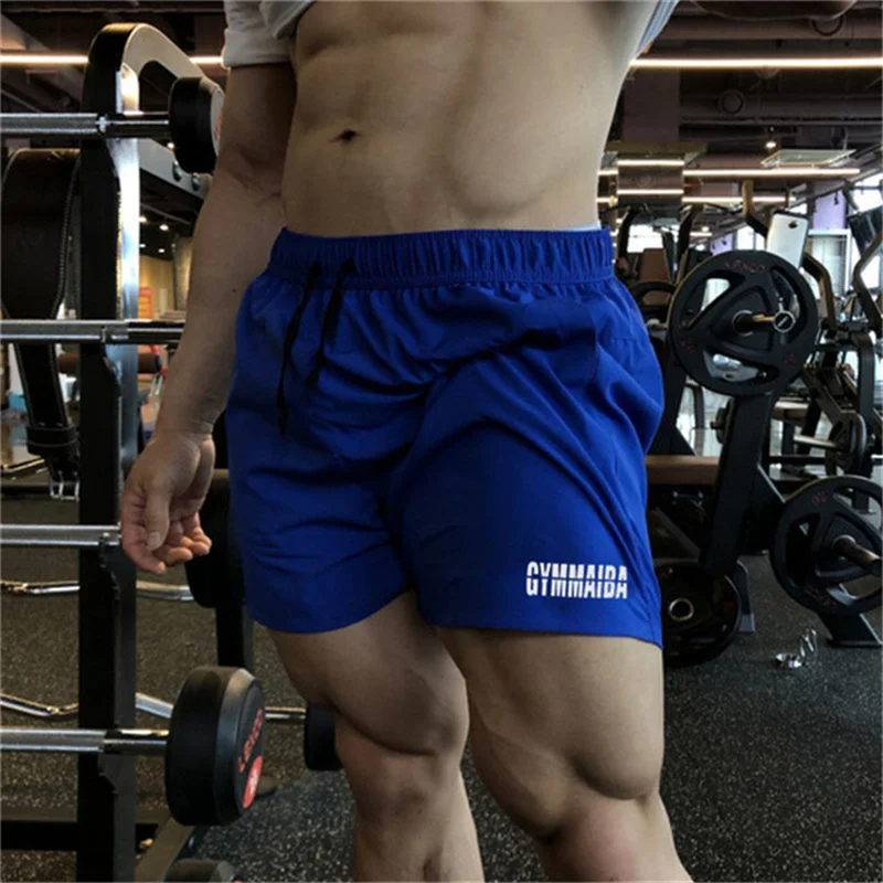 2024 NEW Summer zipper pocket fashion Joggers Shorts men Bodybuilding Fitness Quick-dry Sport Short Pants men brand Beach Shorts