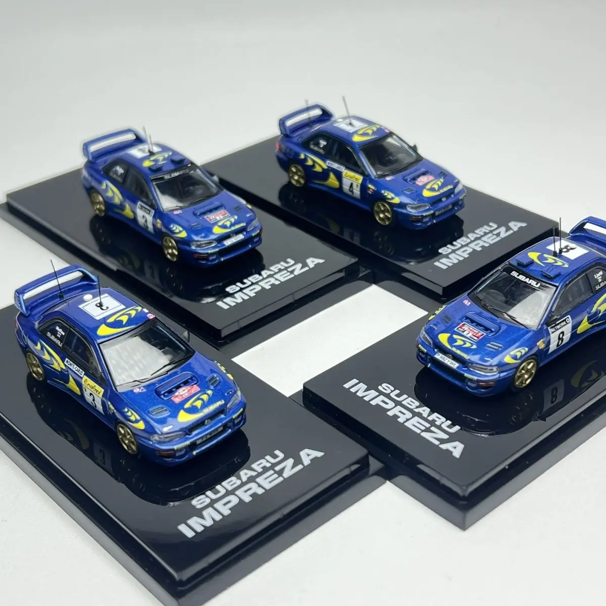 Hobby Japón 1:64 Impreza WRC 1997 coche de aleación de rally fundido a presión y vehículos de juguete modelo de coche modelo a escala en miniatura coche de juguete para niños