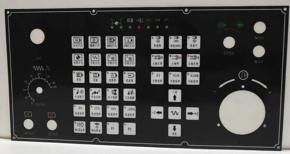 Usinagem Centro Operação Painel para Baoji Cnc Torno Substituição Filme Teclado