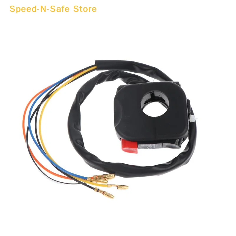 Universeller 12V Ein/Aus-Schalter für Motorrad-Lenker, passend für 22mm (7/8 Zoll) Lenker, kompakt für Roller, Pitbikes und den täglichen Pendelverkehr