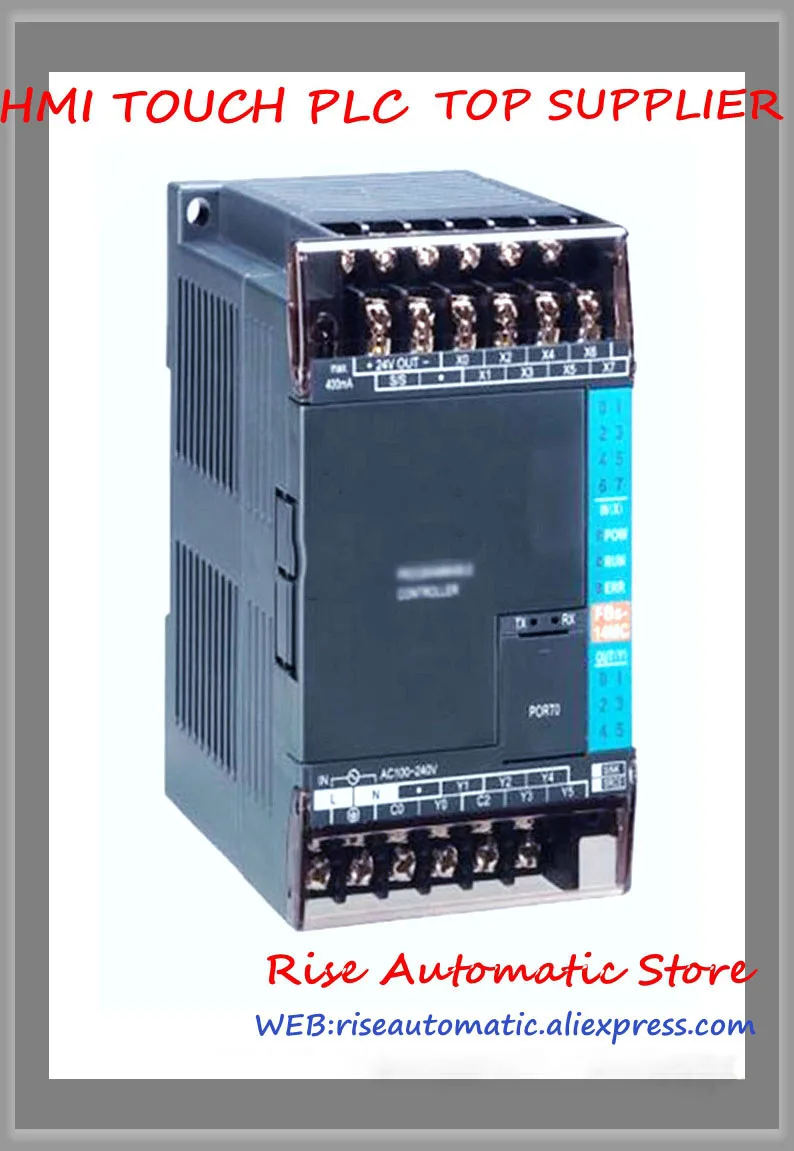 PLC AC220V 8 DI 6 DO Relay Main Unit New in Box FBS-14MCR2-AC