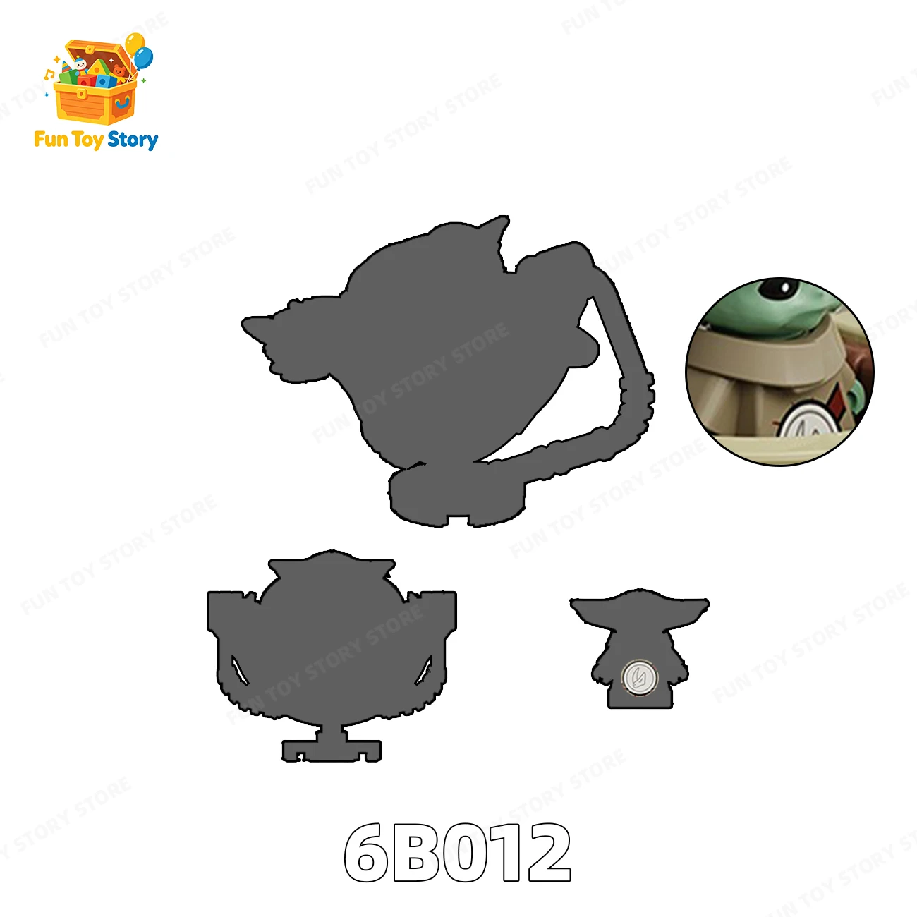 6B011-12 movie series, building block toy, compatible with third-party, game enthusiasts can collect and give away to people