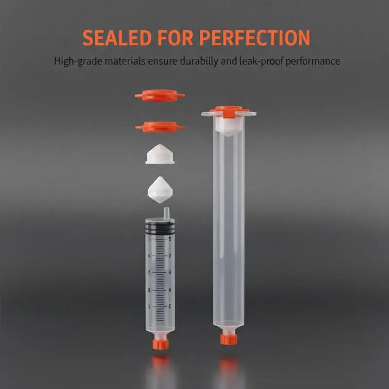 Dispensing Cylinder Syringe PP Tube Flux Container USA Type Glue Cockroach   3CC 5CC 10CC 30CC 50CC Sub-Packing