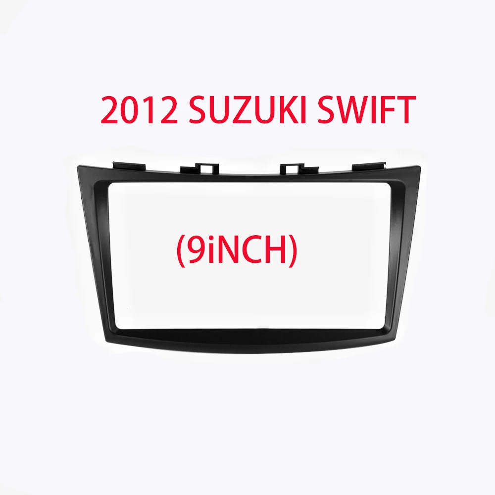 9 Inch Car Radio Dash Fascia For SUZUKI Swift 2012+ Auto Stereo Plastic Panel Mounting Bezel Faceplate Frame Kit