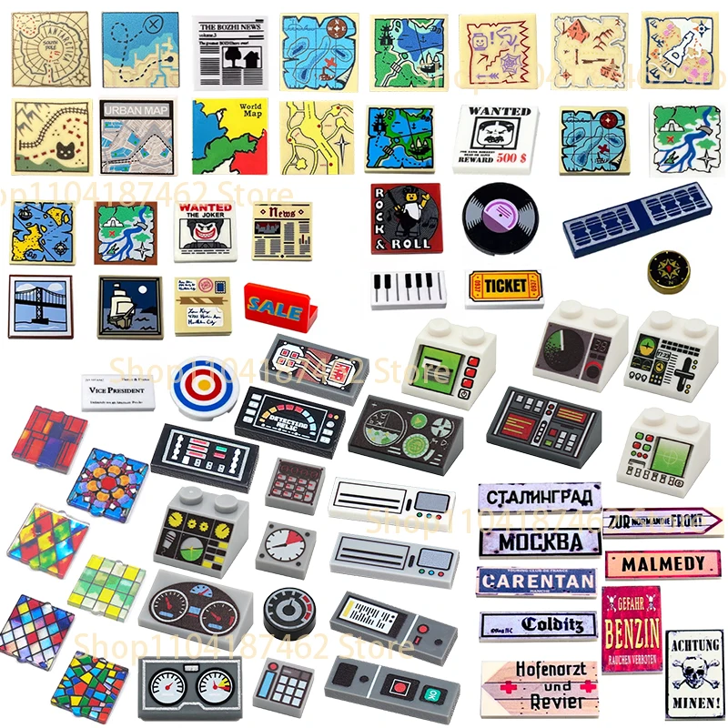 Smart Home Poster - Moc Printing Accessories Building Blocks War