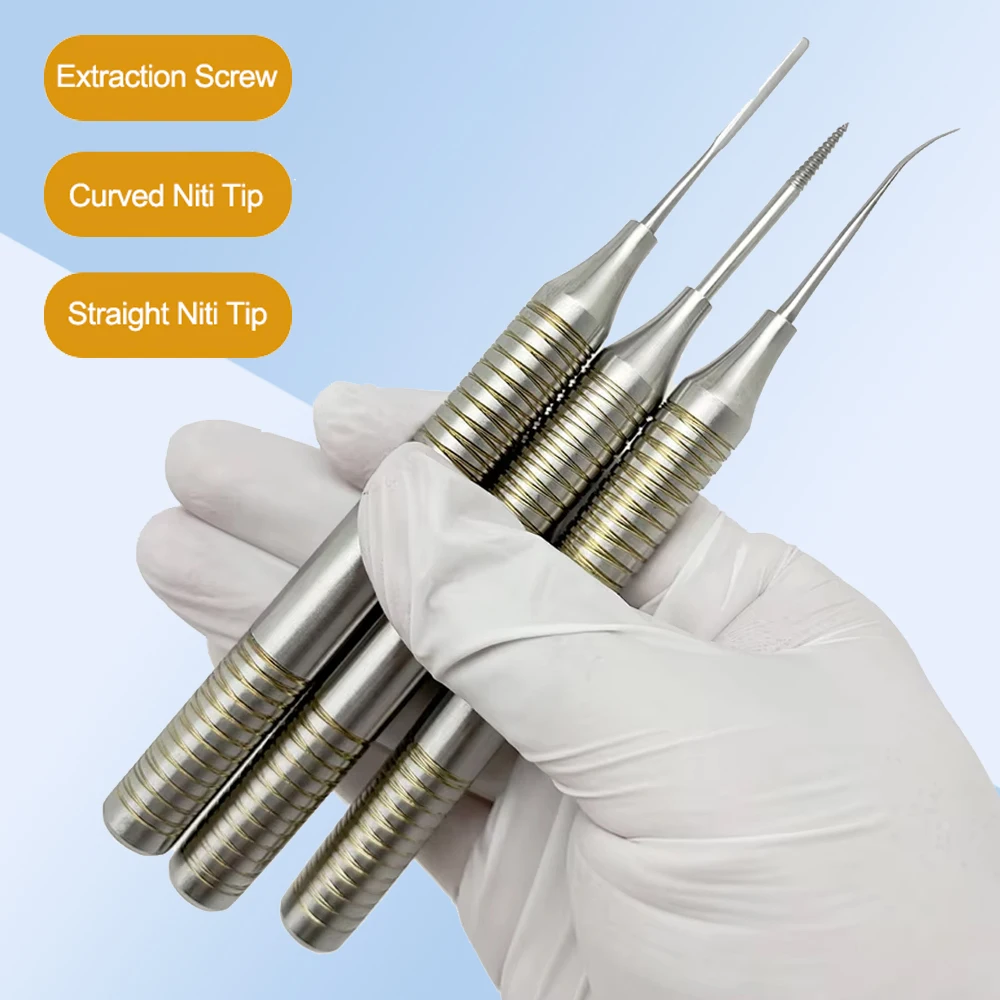 Dental Periodontal Instruments Tool Kit Titanium Tip NiTi Flexible Periotome Teeth Extraction Elevator