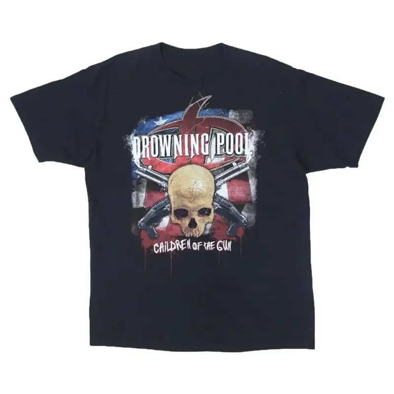 Drowning Pool Children Of The Gun Band T Shirt Cotton S To 5Xl
