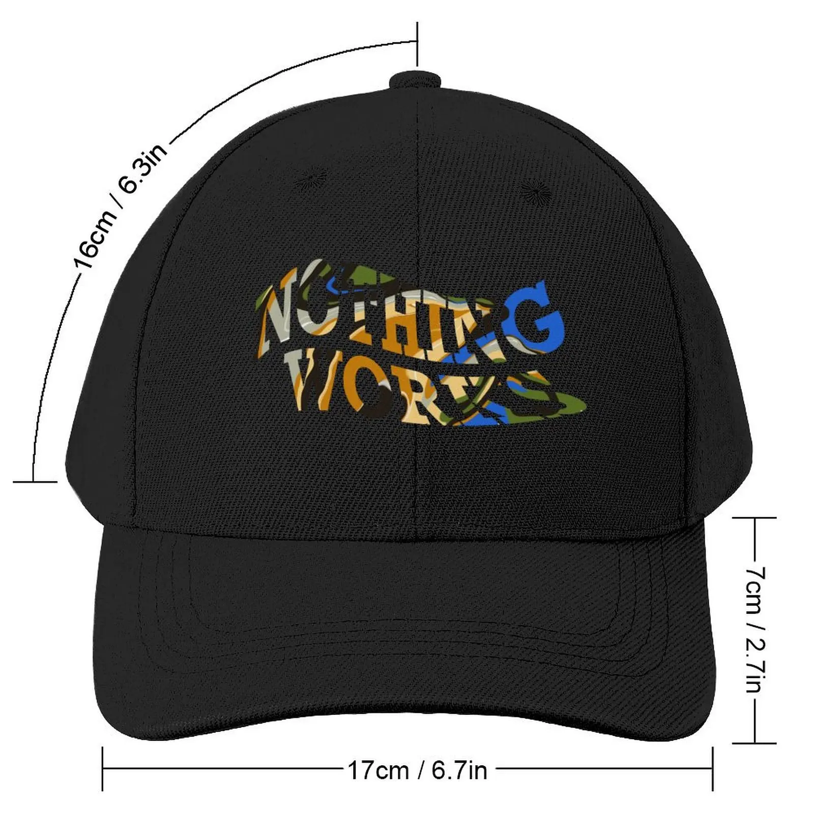 Nothing works Declan McKenna Baseball Cap Streetwear Icon Luxury Man Hat Men Golf Wear Women's