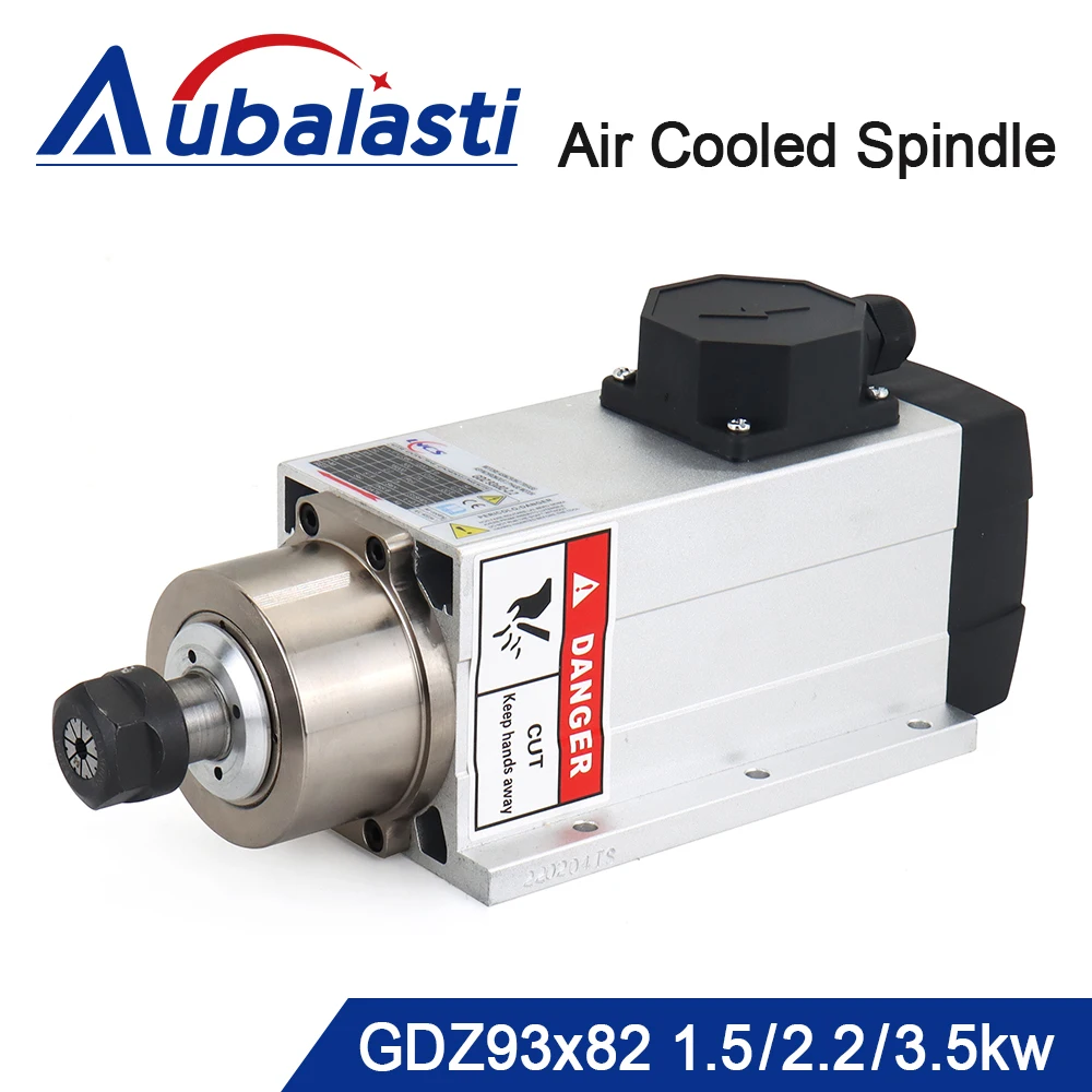 CNC Spindle Motor 1.5kw 2.2kw 3kw P4 Bear 380V 220V Air Cooled Spindle Motor chuck ER25 For CNC Milling Router Machine tools