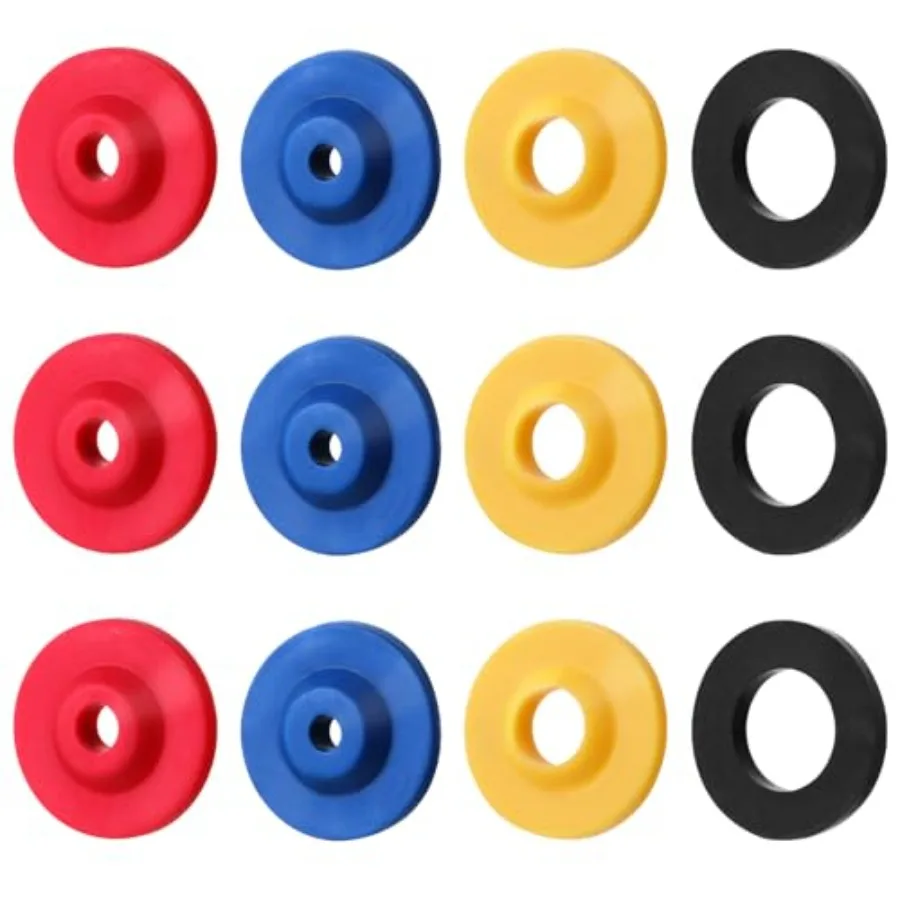 

12 Pieces Shower Head Flow Restrictor, Silicone Water Flow Restrictor Shower Flow Reducer Limiter Set in 4 Specifications Showe