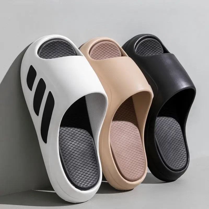 Men's Trendyy Outdoor Couple Sandals Eva Slippers Non-Slip Wear-Resistant Slippers for Men and Women Indoor Home Mute