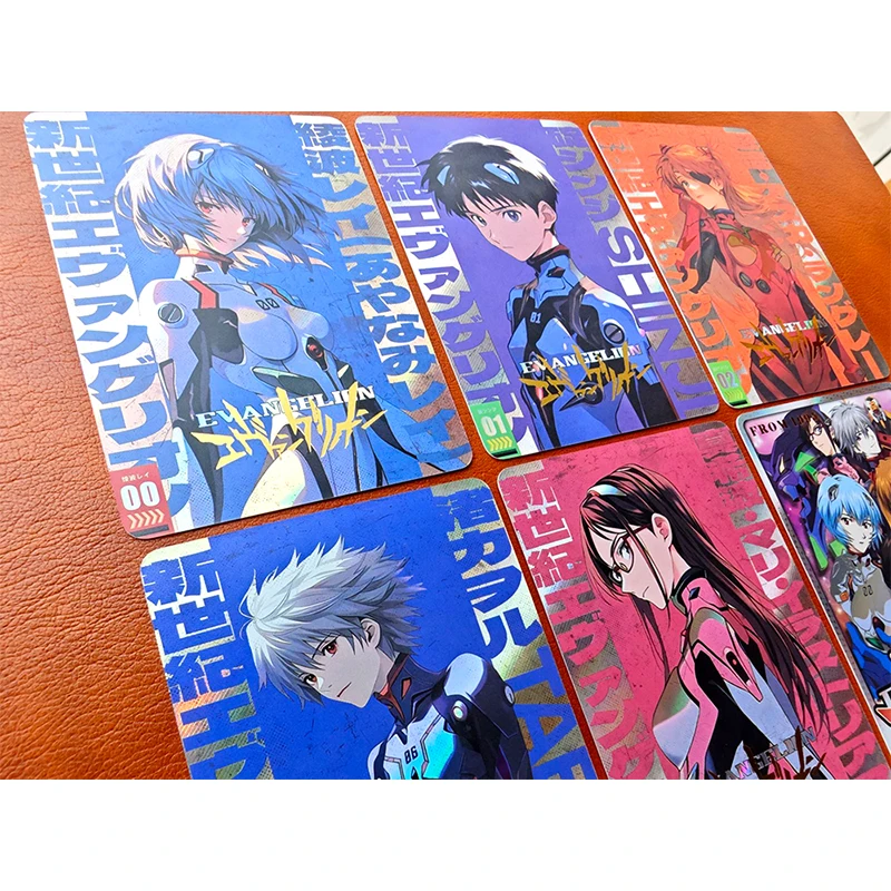 Neon Genesis Evangelion Asuka Langley Soryu Ayanami Rei DIY Homemade Collection Card Game Toys Christmas Birthday Gift