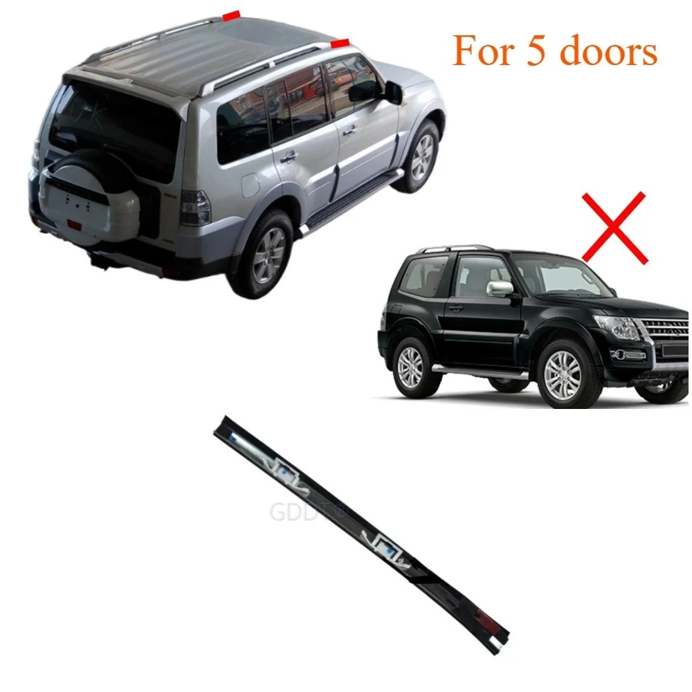 

1 Pcs Roof Rack Mould for Pajero 5 Door V90 MR492457 Drip Cover for Montero V70 Rubber for Shogun Not Fit No Rack or 3 Door