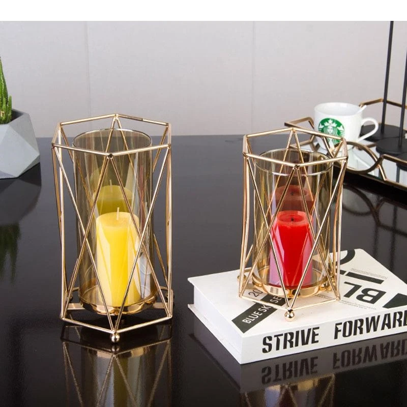 Hydroponic Glass Vase Gold Plated Flower Arrangement Modern Decor Crafts Flowers Pots Desk Decoration Floral Vases - Image 3