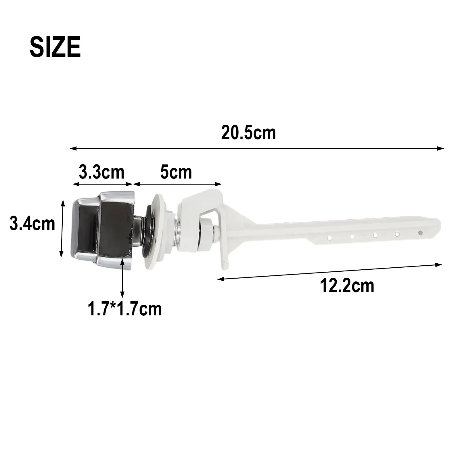 Bathroom Trip Lever Bathroom Supplies Accessories Plastic Replacement Spare Toilet Parts Water-saving Practical