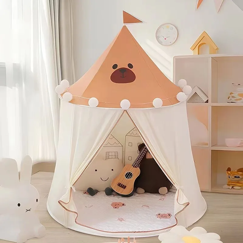 Indoor Tent Home Baby Playhouse Girls Boys Castle Yurt dollhouse