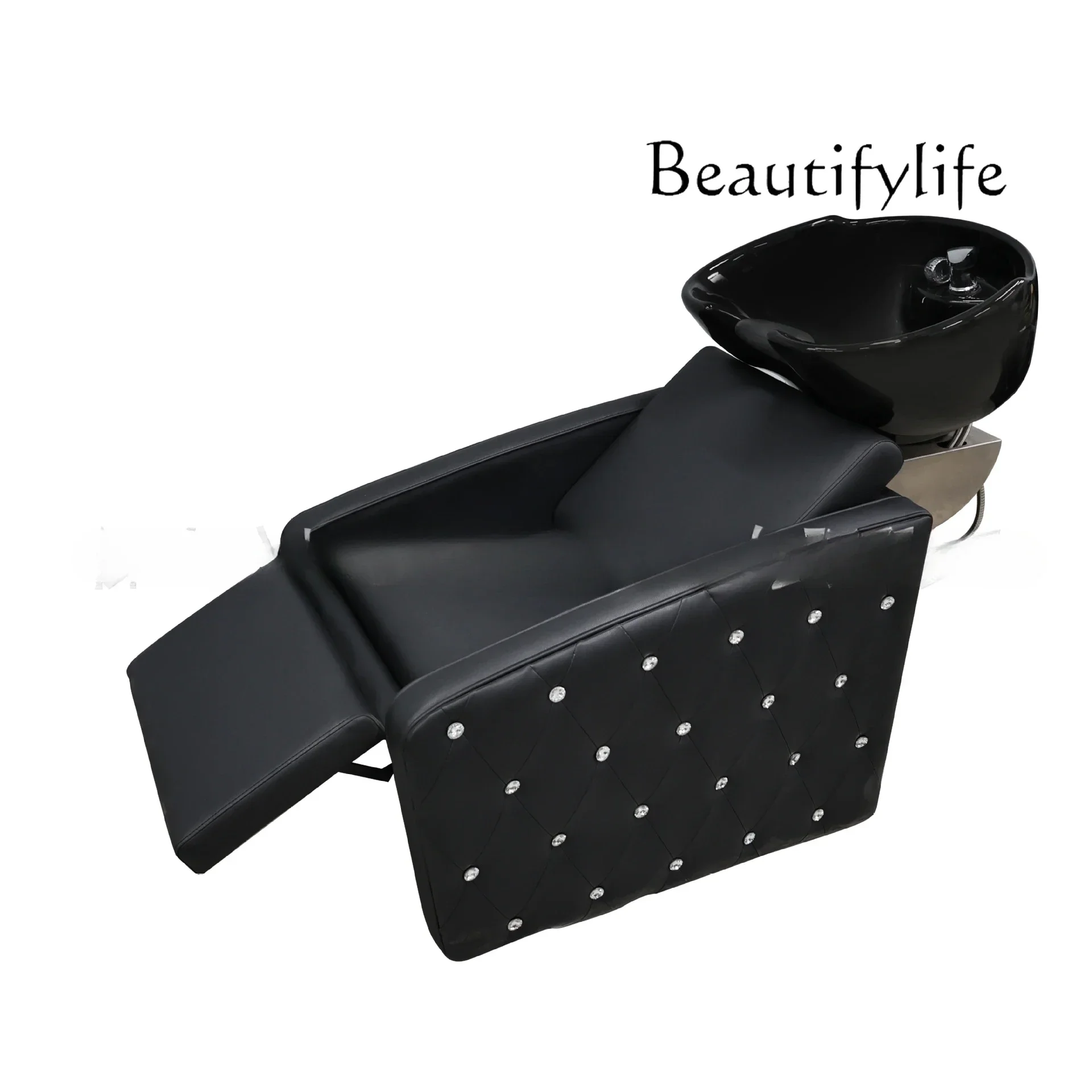 

Shampoo bed Japanese barber shop hair flush bed New semi-reclining hair salon shampoo bed Electric