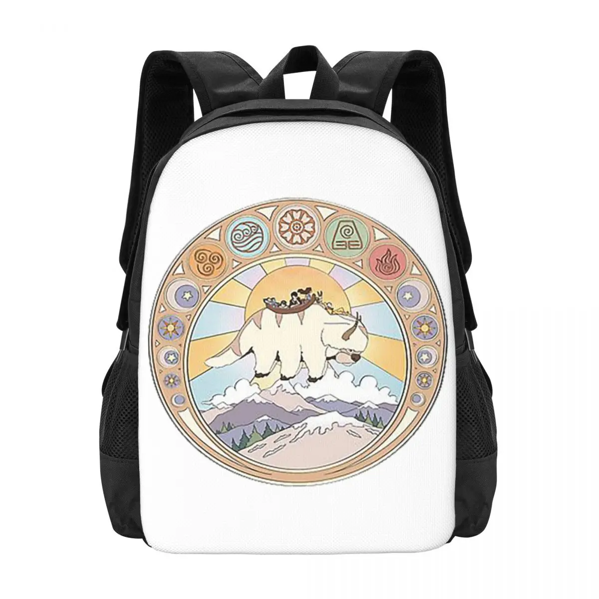 

Рюкзак Team Avatar And Elements Design, хит продаж, вместительный рюкзак для детей, школьная сумка, сумки на плечо для мужчин и женщин