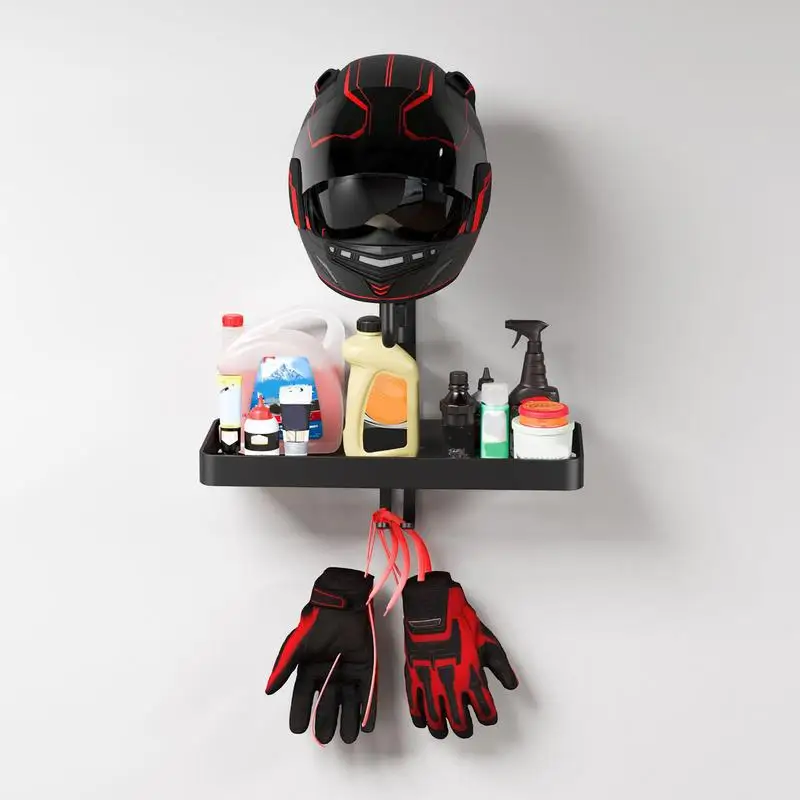 Wall-Mounted Safety Hat Bracket Wall-Mounted Safety Hat Bracket Motorcycle Safety Hat Stand For Safety Hat Gloves Backpack