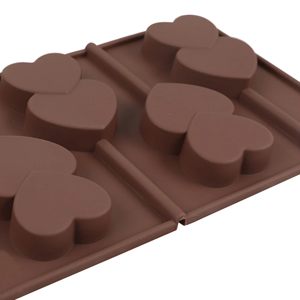 

DIY chocolate mold heart shape silicone mold silicone baking mold lollipop silicone mold baking chocolate candy mold