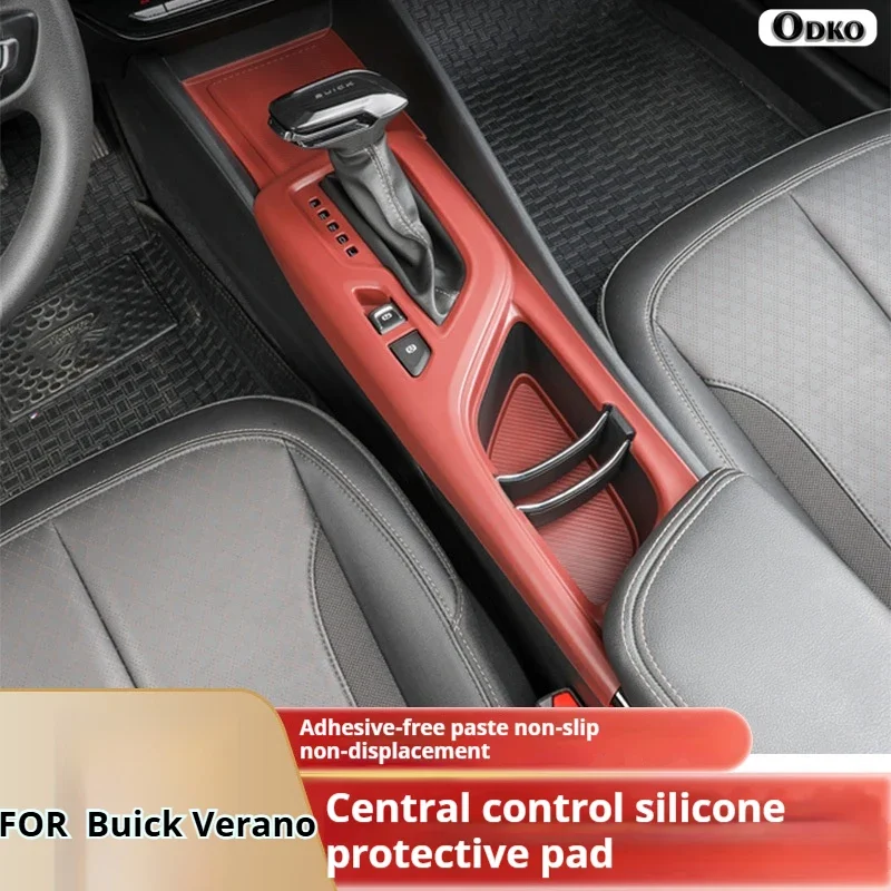 FOR Buick Verano 22-24 Silicone Center Console Cover Non Slip Gear Shift Panel Cup Holder Protector Mat Anti Scratch Accessories