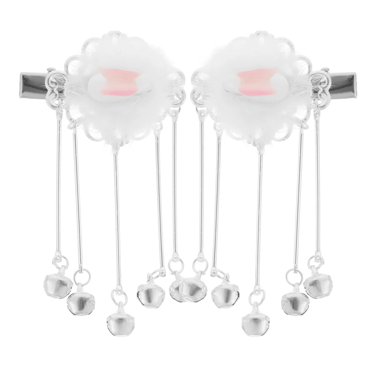 

Ancient Style Hanfu Accessories Bunny Hairpin Alligator Clips Rabbit Ear Girls Kids Women Hairpins Thin Hair Clips Cute Hair