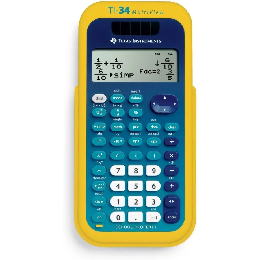 

Texas Instruments TI34 Научный калькулятор MultiView, набор для учителя, 10 шт., идеально подходит для обучения в классе и математике F