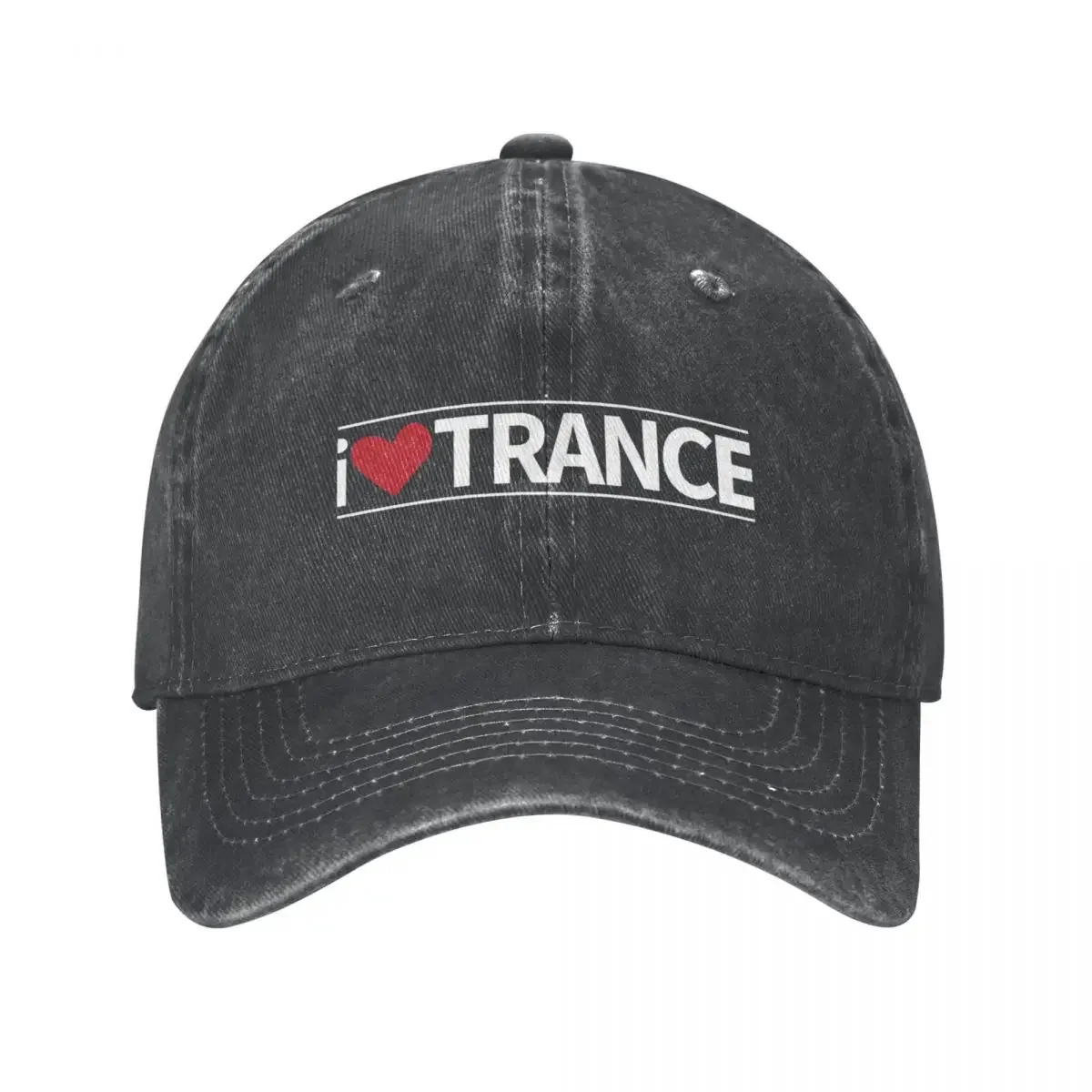 I LOVE TRANCE Cowboy Hat Thermal Visor Luxury Cap Golf Hat Man Hat Man Women'S