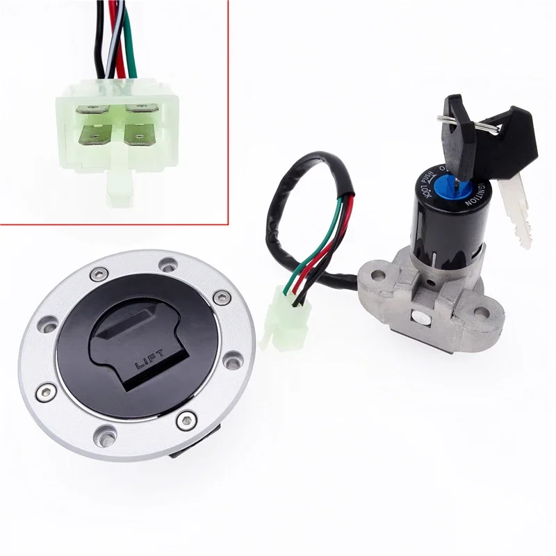 

1 Set Motorcycle Ignition Switch Lock +Fuel Tank Cover with 2keys Kits for Suzuki RF400/600/900 GSXR1000 TL1000R GSF1200 SV650