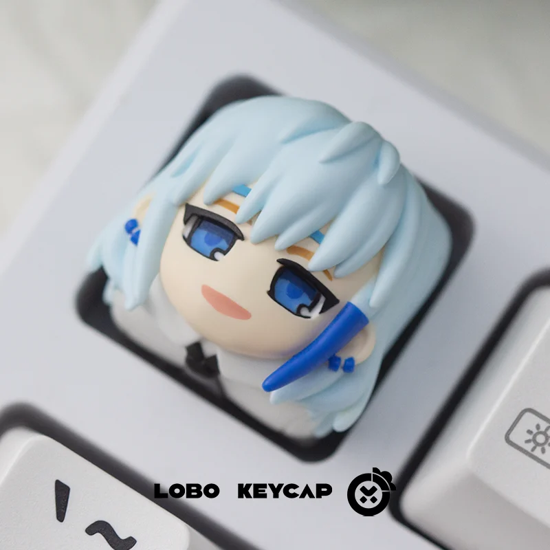 

Twenty Fifth Baam Theme Keycaps Original Design Khun Aguero Agnis Keycaps for Mechanical Keyboard Cute Cartoon Resin ESC Keycaps