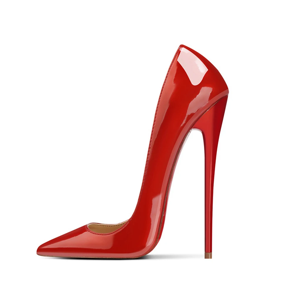 

NEW Laser Red 16cm Ultra High Heels SEXY Woman Unisex Man Pumps Pointed toe SHOW Stage SM Model Dress Catwalk Wedding Shoes