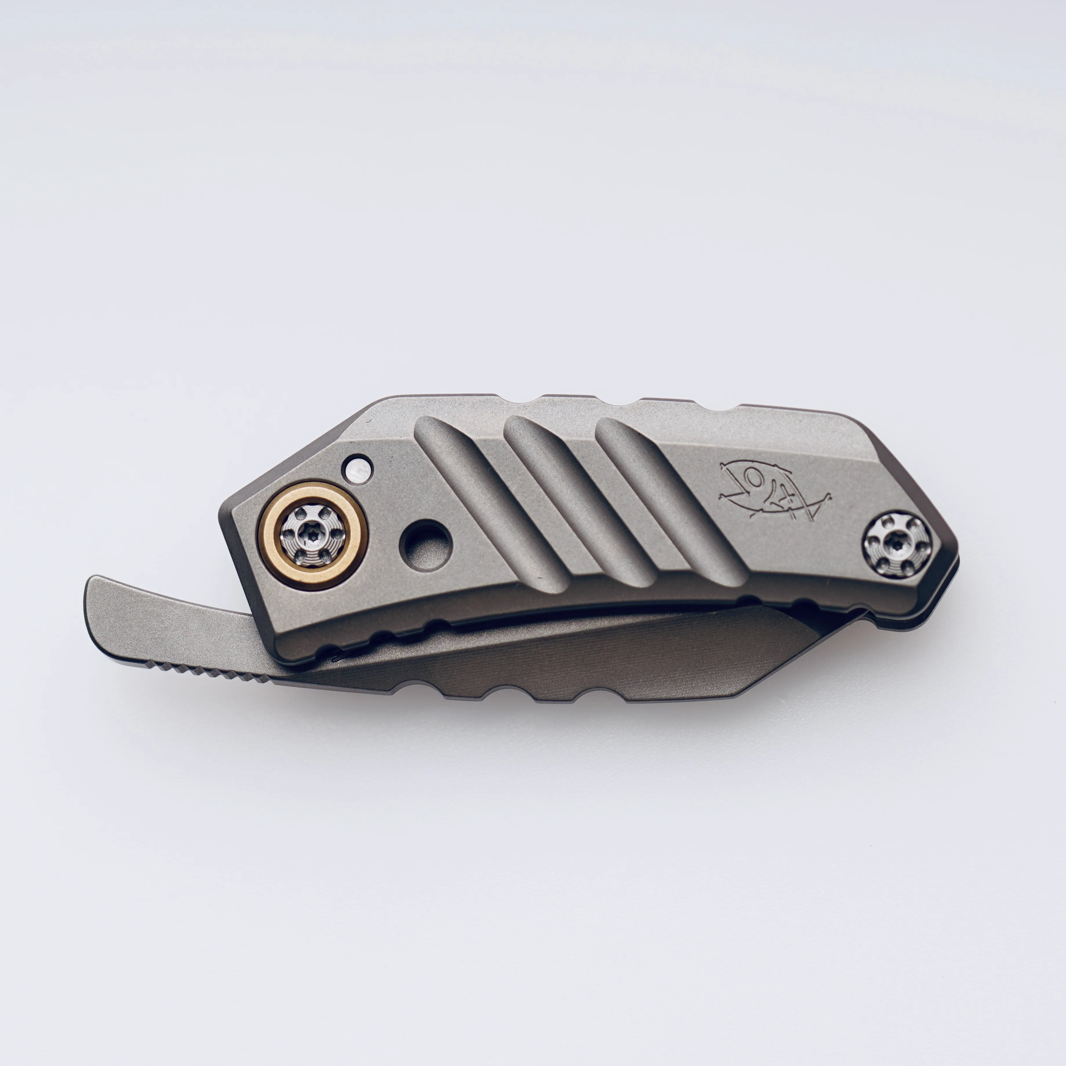 Moyeworks RUISHA พับ Crowbar TC21 Titanium Alloy EDC Multi-Function เครื่องมือขนาดเล็กแบบพกพาเครื่องมือ
